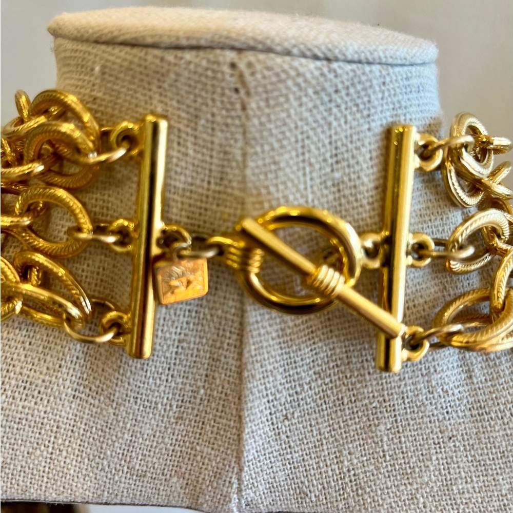 Anne Klein Triple Strand Choker - Picture 8 of 16